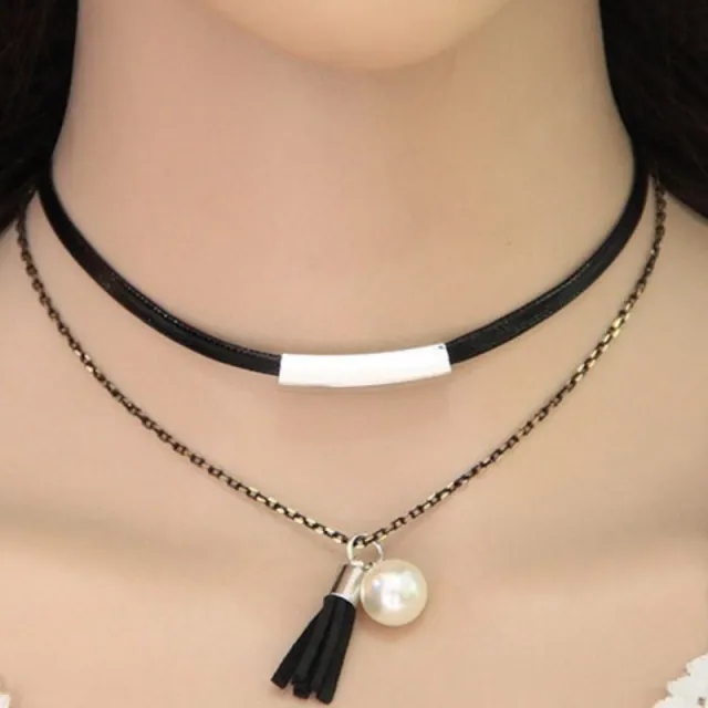 Choker verižica dvodelna 